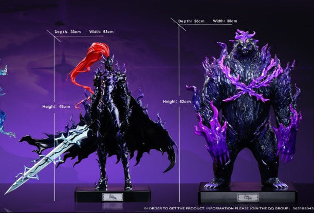 Solo Leveling Shadow Studio Blood-Red Commander Igris Resin Statue
