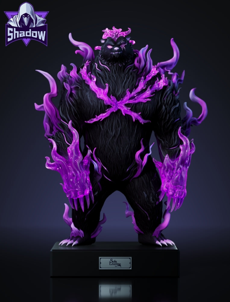 Solo Leveling Shadow Studio Tank the Alpha Ice Bear Resin Statue