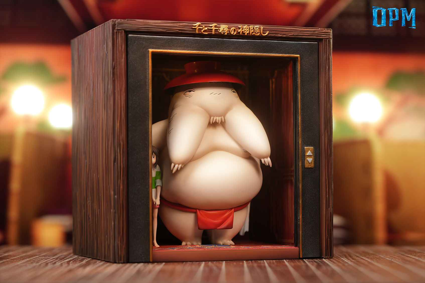 Spirited Away OPM Studio Chihiro Ogino & Radish Spirit Resin Statue