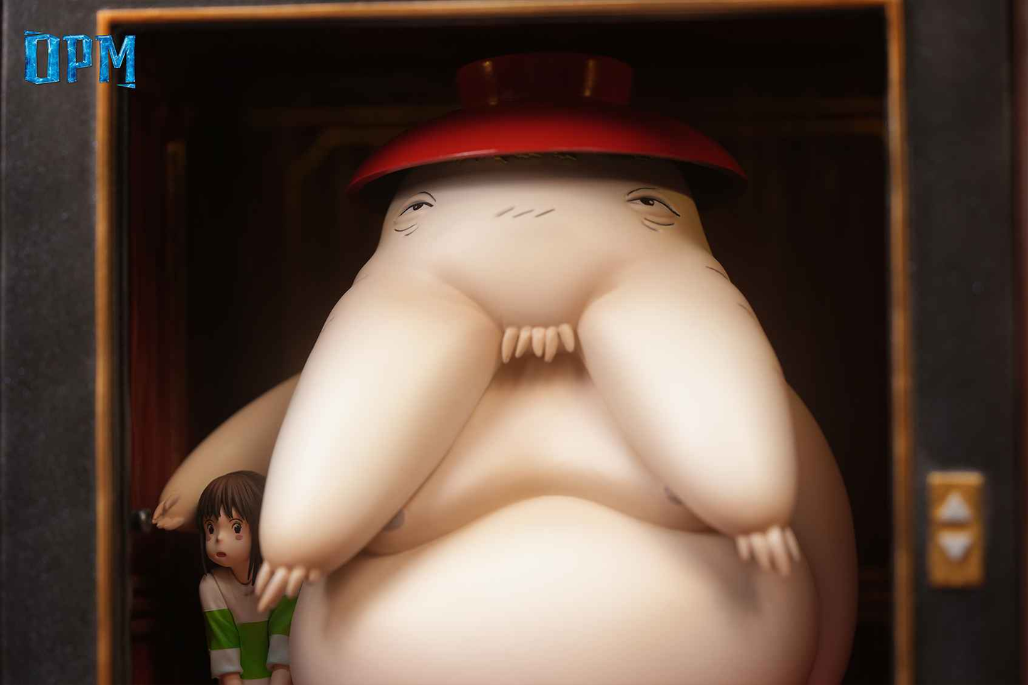 Spirited Away OPM Studio Chihiro Ogino & Radish Spirit Resin Statue