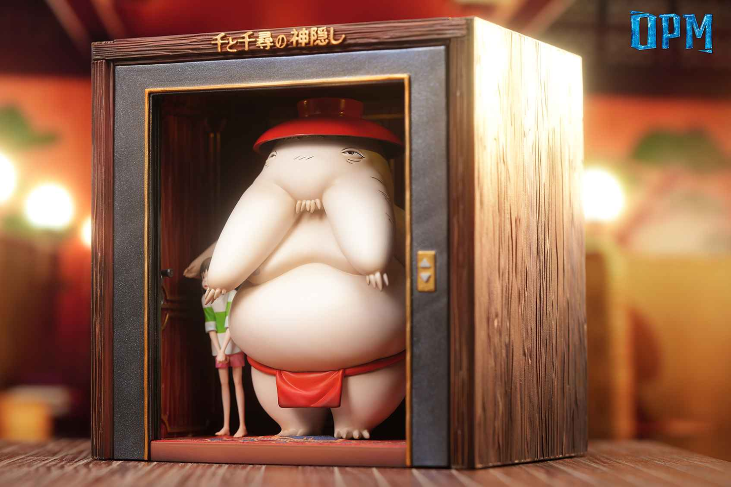 Spirited Away OPM Studio Chihiro Ogino & Radish Spirit Resin Statue