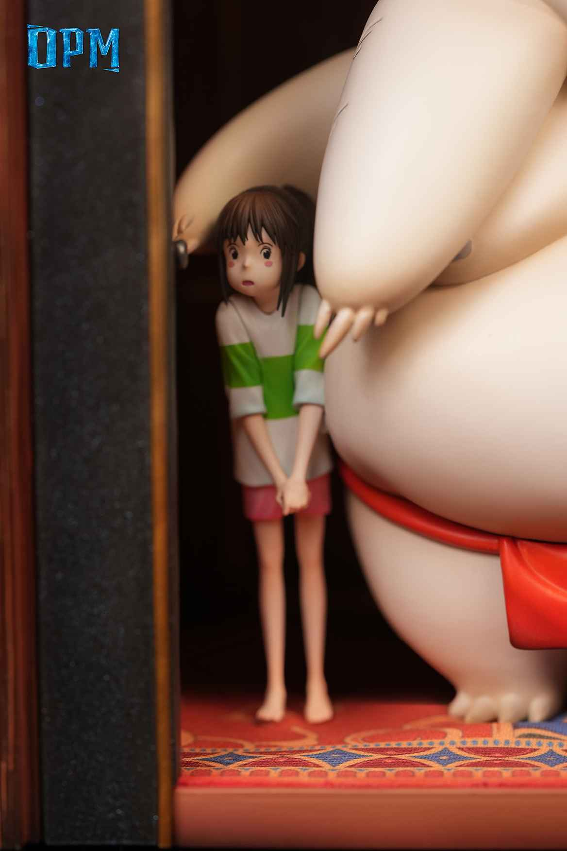 Spirited Away OPM Studio Chihiro Ogino & Radish Spirit Resin Statue