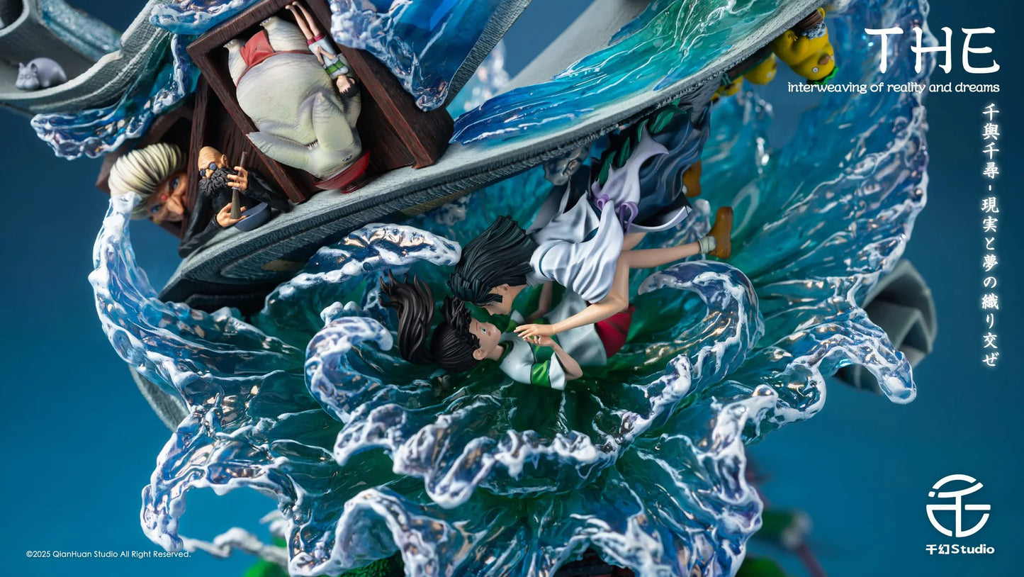 Spirited Away Qian Huan Studio The interweaving of reality and dreams Resin Statue
