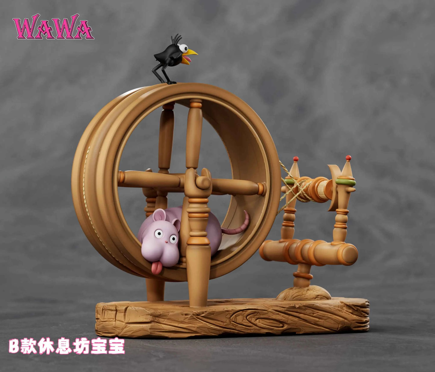 Spirited Away WAWA Studio Running Boh Resin Statue