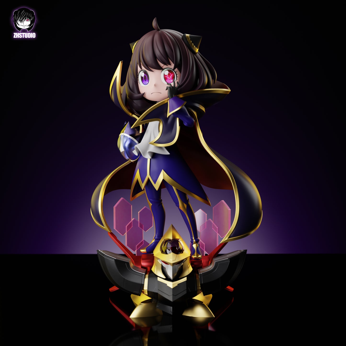 Spy × Family ZH Studio Anya Forger Cosplay Lelouch Lamperouge Resin Statue