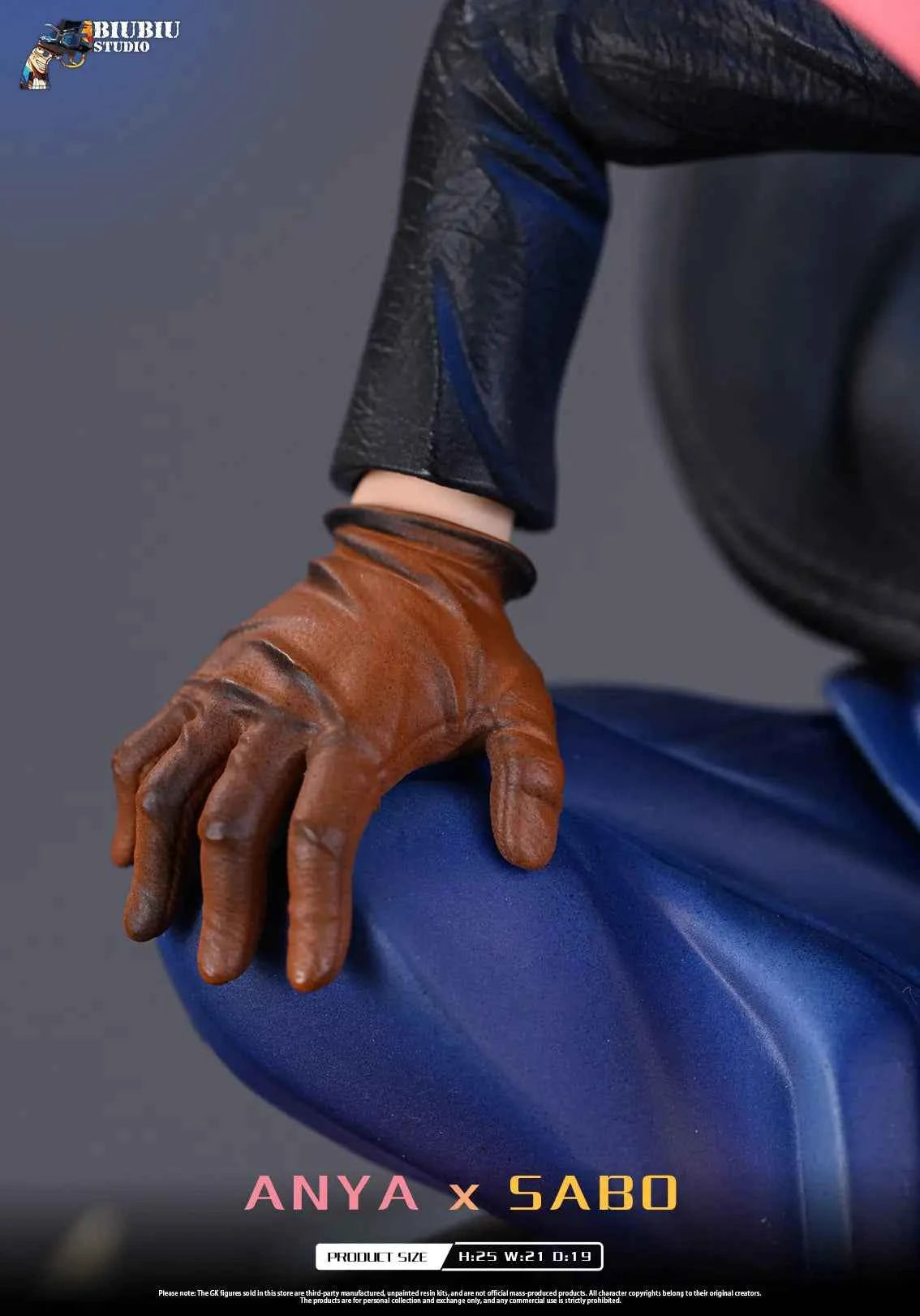 Spy x Family Biubiu Studio Anya Forger Cosplay Sabo Resin Statue