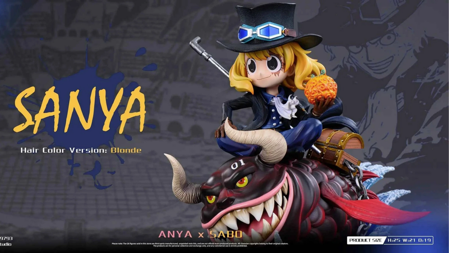 Spy x Family Biubiu Studio Anya Forger Cosplay Sabo Resin Statue
