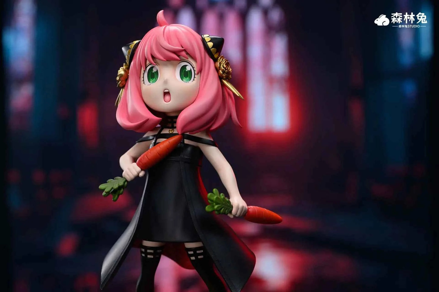 Spy x Family Forest Rabbit Anya & Loid & Yor Forger Cosplay Resin Statue