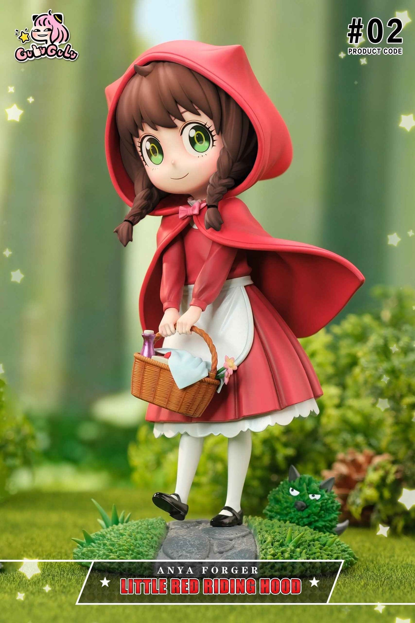 Spy x Family ~ GuluGulu Studio ~ Anya Forger Cosplay Little Red Riding Hood ~ Resin Statue - Santoryu Resins Collectors
