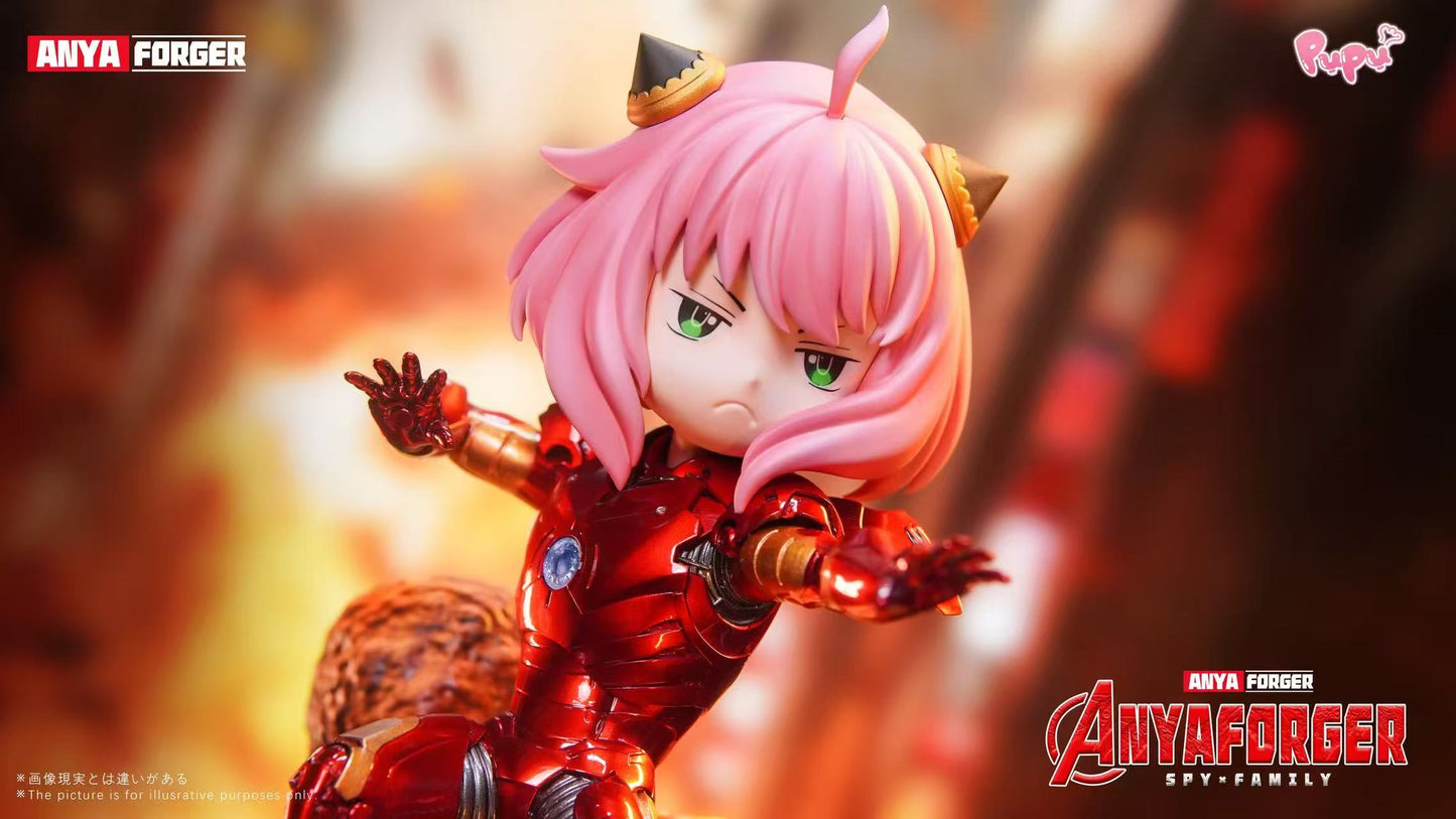 Spy x Family PuPu Studio Anya Forger Iron Man Avengers Cosplay Vol.1 Resin Statue