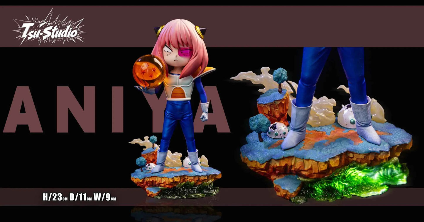 Spy x Family Tsu Studio Anya Forger Cosplay Cosplay Dragon Ball Resin Statue
