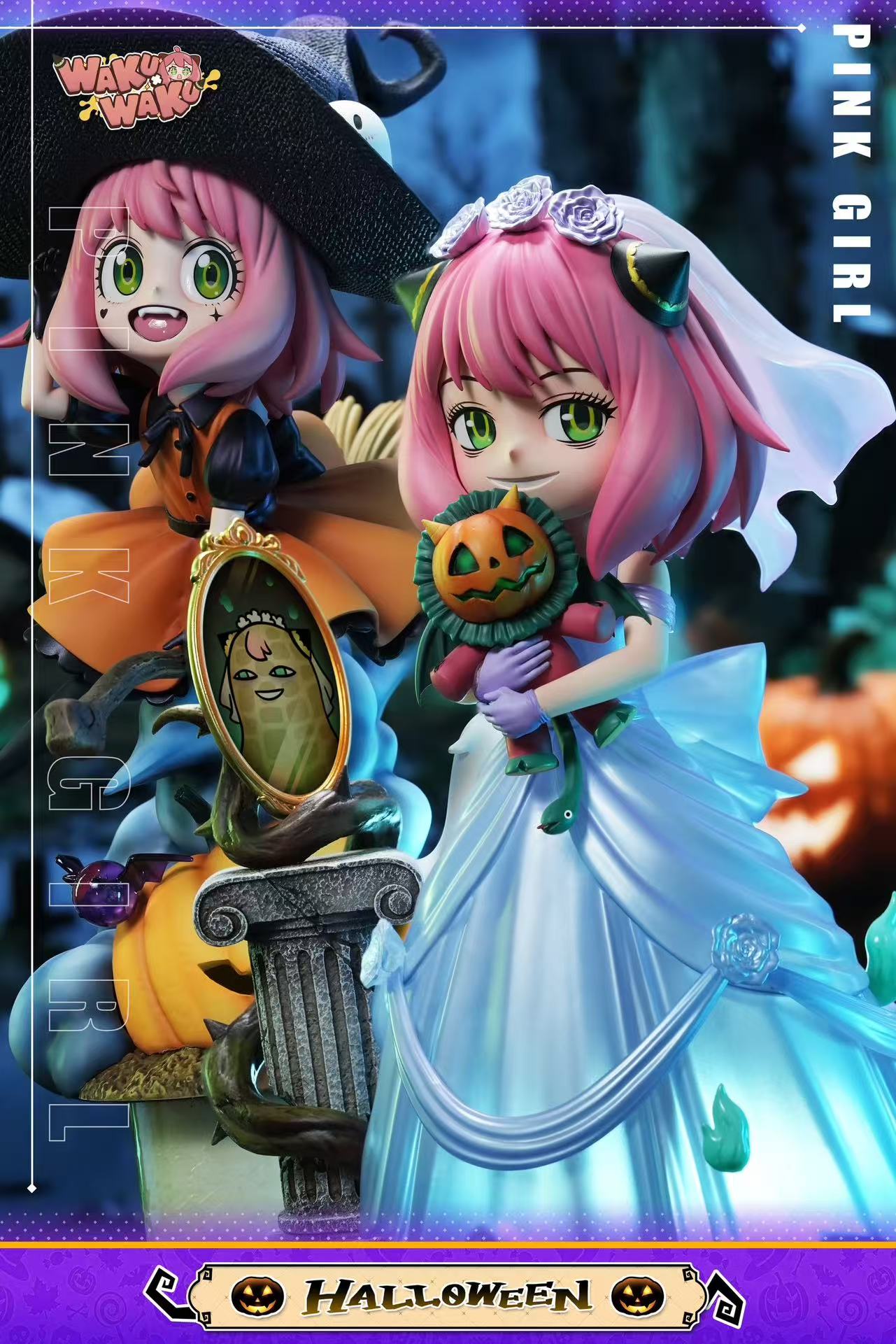 Spy x Family WakuWaku Studio Anya Forger Halloween Outfit Resin Statue