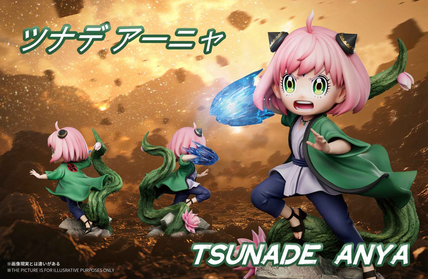 Spy x Family ~ CR Studio ~ Anya Forger Cosolay Tsunade ~ Resin Statue - Santoryu Resins Collectors