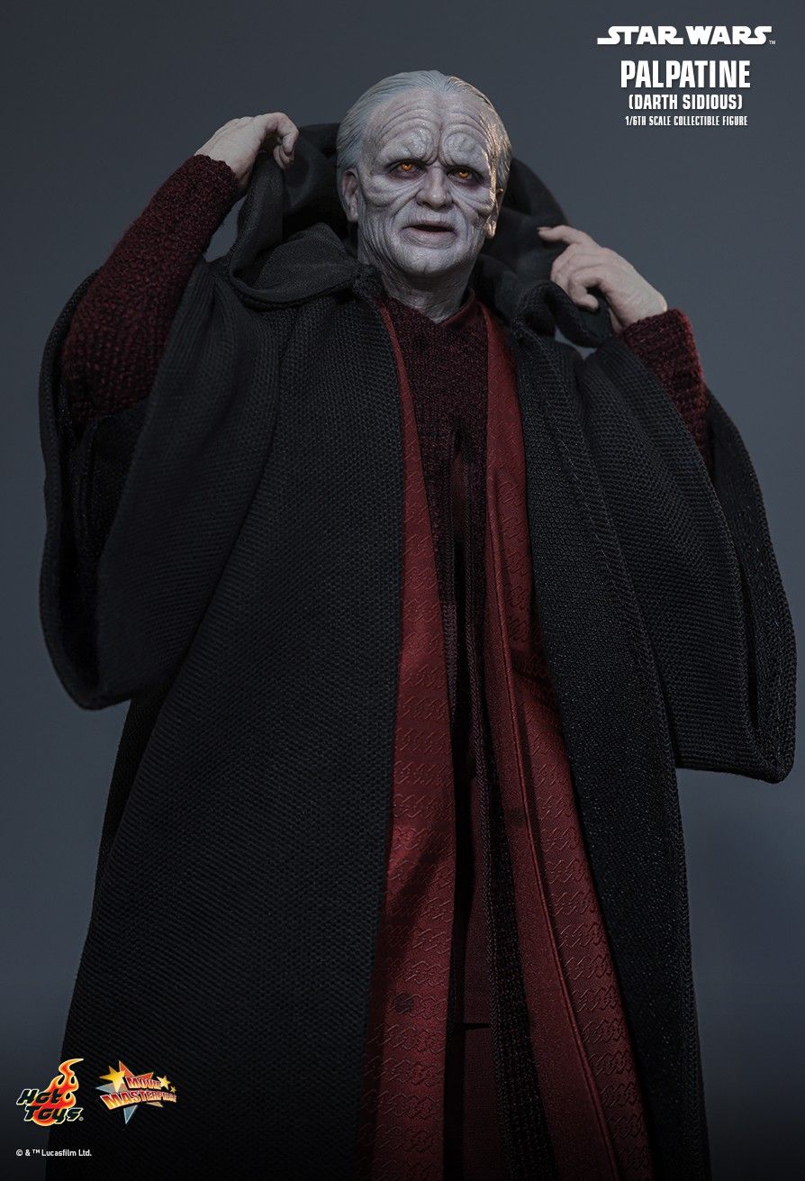 Star Wars Hot Toys Darth Sidious MMS805 Licensed Action Figure - Santoryu Resins Collectors