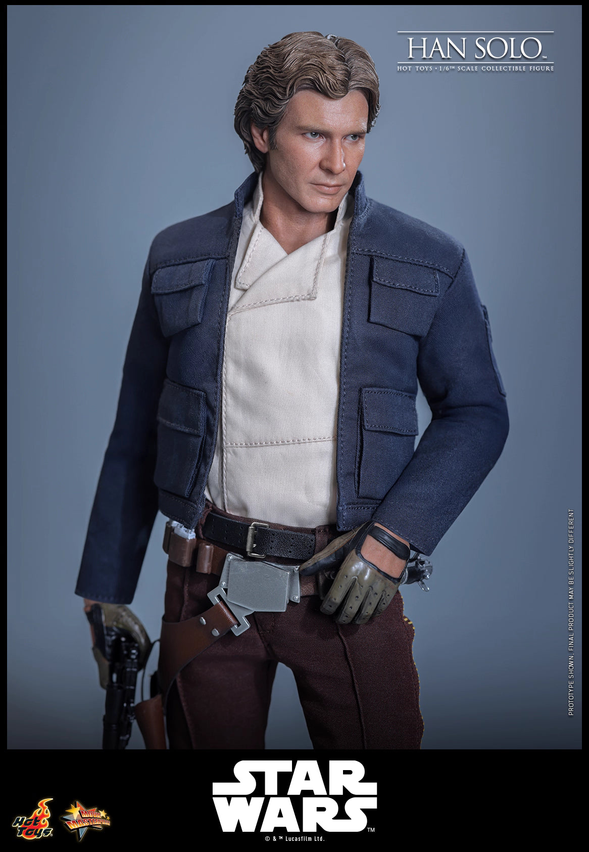 Star Wars Hot Toys Episode V: The Empire Strikes Back Han Solo MMS846 1/6 Licensed Action Figure