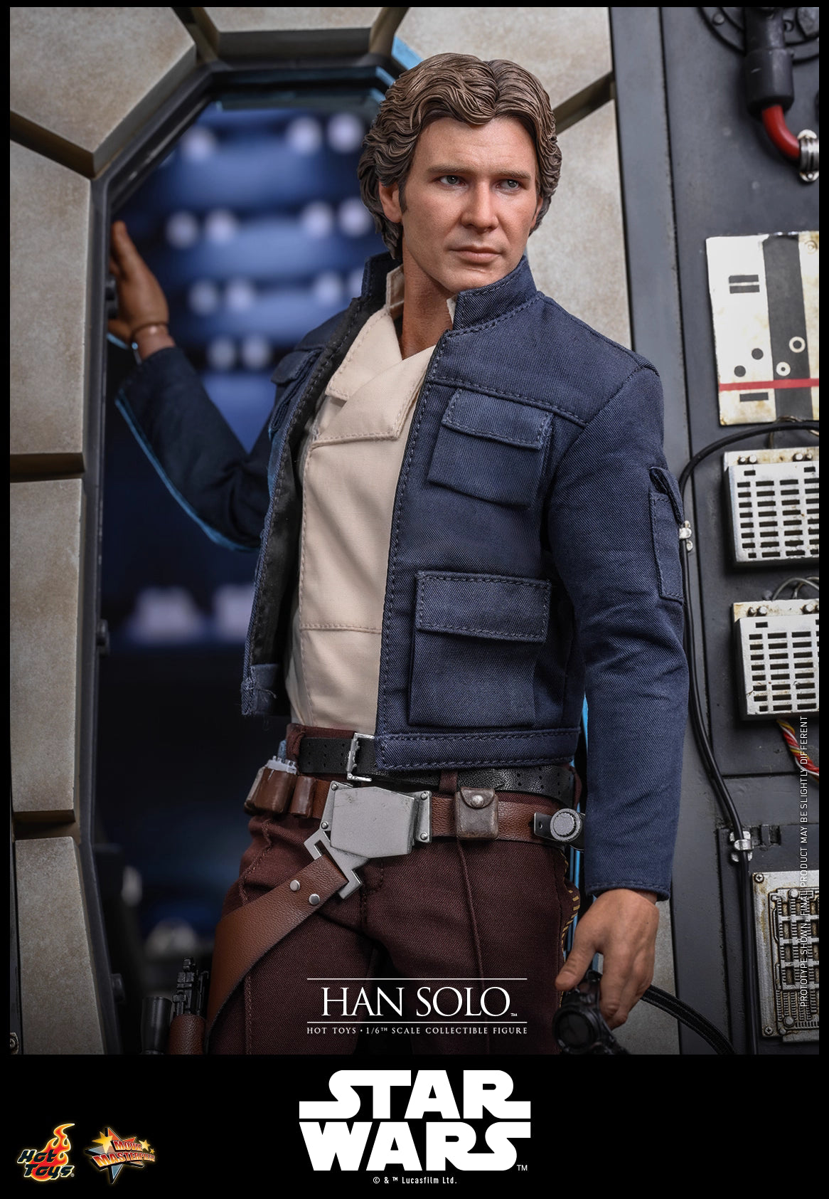 Star Wars Hot Toys Episode V: The Empire Strikes Back Han Solo MMS846 1/6 Licensed Action Figure