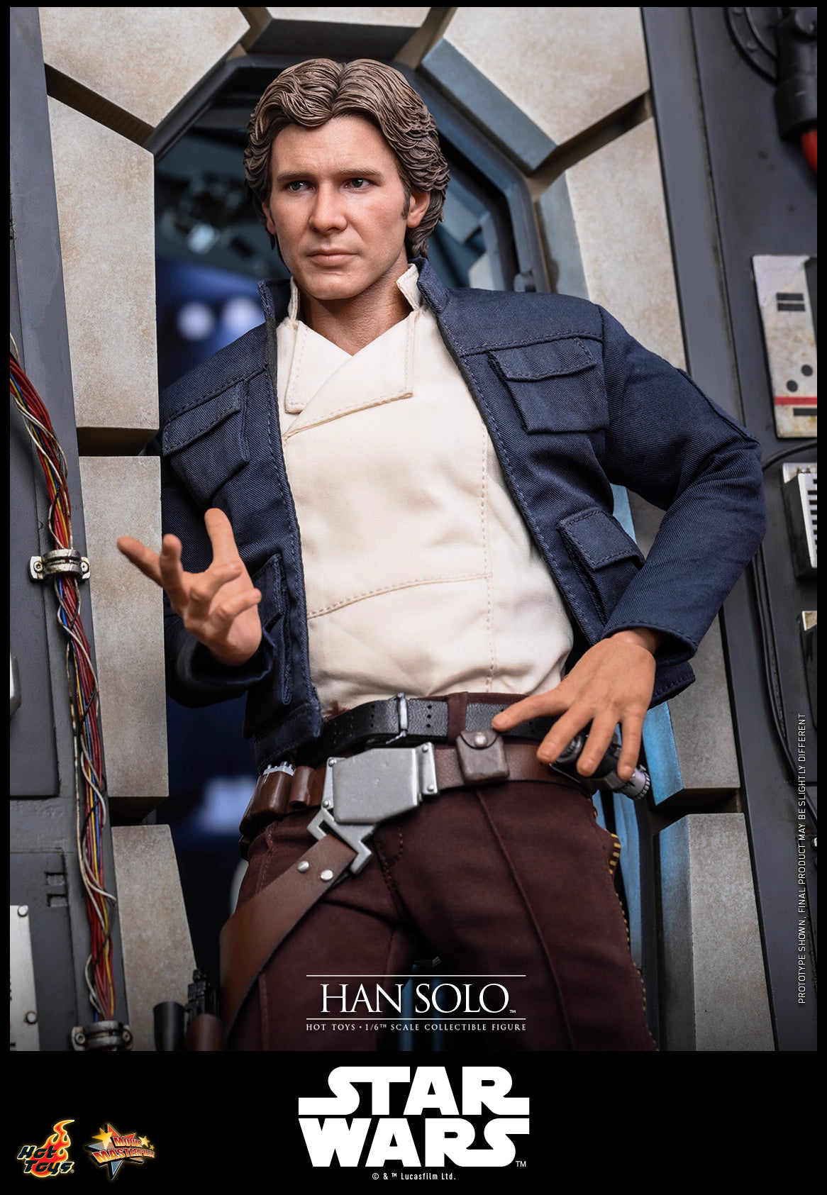 Star Wars Hot Toys Episode V: The Empire Strikes Back Han Solo MMS846 1/6 Licensed Action Figure