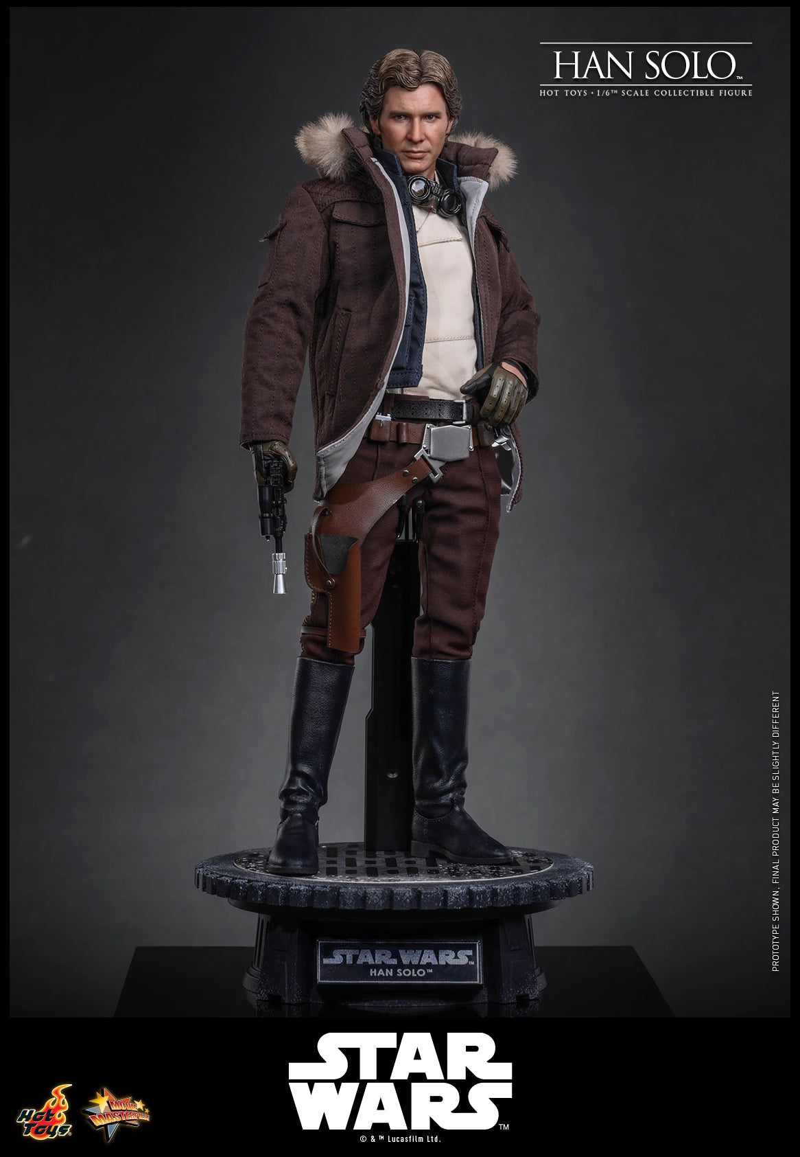 Star Wars Hot Toys Episode V: The Empire Strikes Back Han Solo MMS846 1/6 Licensed Action Figure