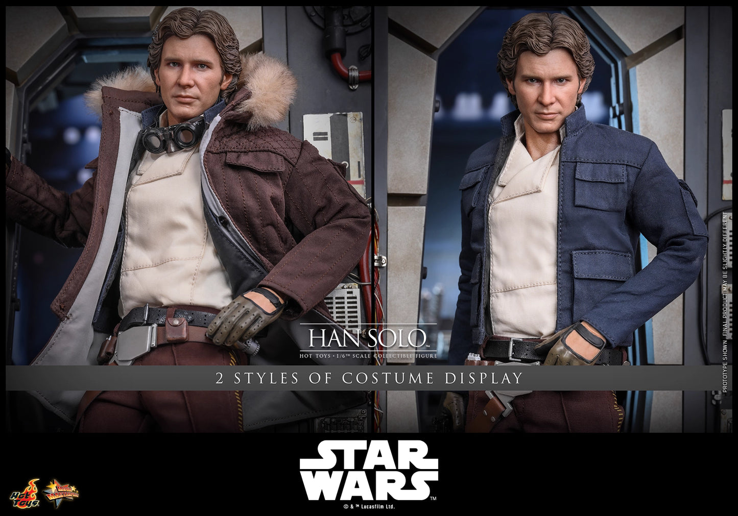 Star Wars Hot Toys Episode V: The Empire Strikes Back Han Solo MMS846 1/6 Licensed Action Figure