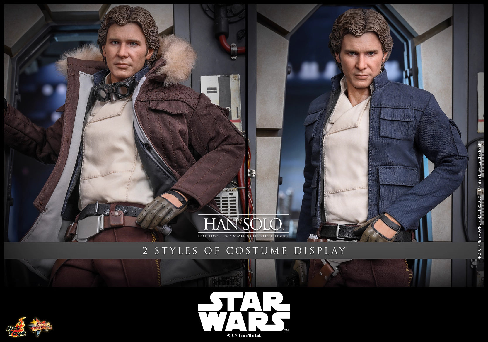 Star Wars Hot Toys Episode V: The Empire Strikes Back Han Solo MMS846 1/6 Licensed Action Figure