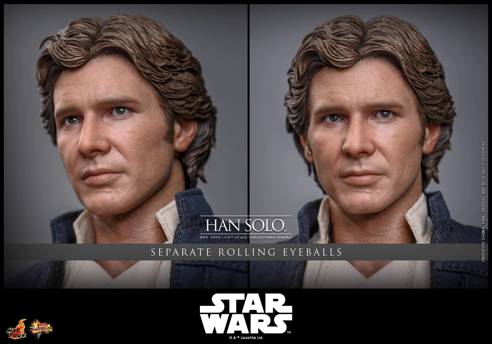 Star Wars Hot Toys Episode V: The Empire Strikes Back Han Solo MMS846 1/6 Licensed Action Figure