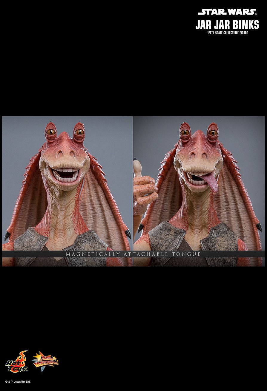 Star Wars Hot Toys Jar Jar Binks MMS807 Licensed Action Figure - Santoryu Resins Collectors
