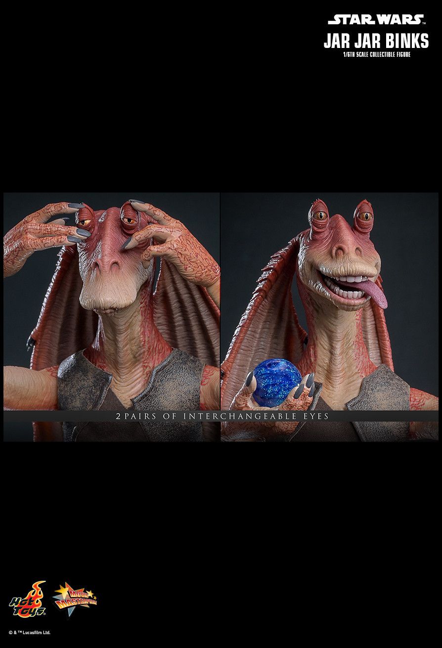 Star Wars Hot Toys Jar Jar Binks MMS807 Licensed Action Figure - Santoryu Resins Collectors
