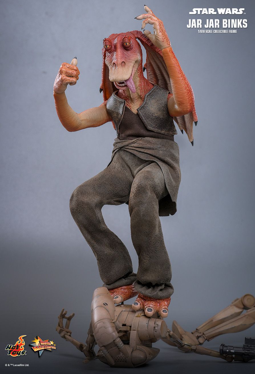 Star Wars Hot Toys Jar Jar Binks MMS807 Licensed Action Figure - Santoryu Resins Collectors
