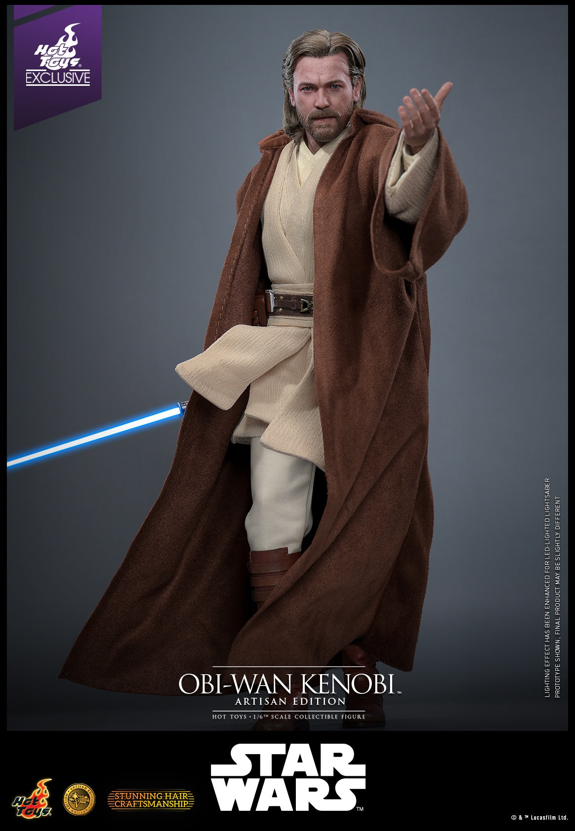 Star Wars Hot Toys Obi-Wan Kenobi MMS808 Licensed Action Figure