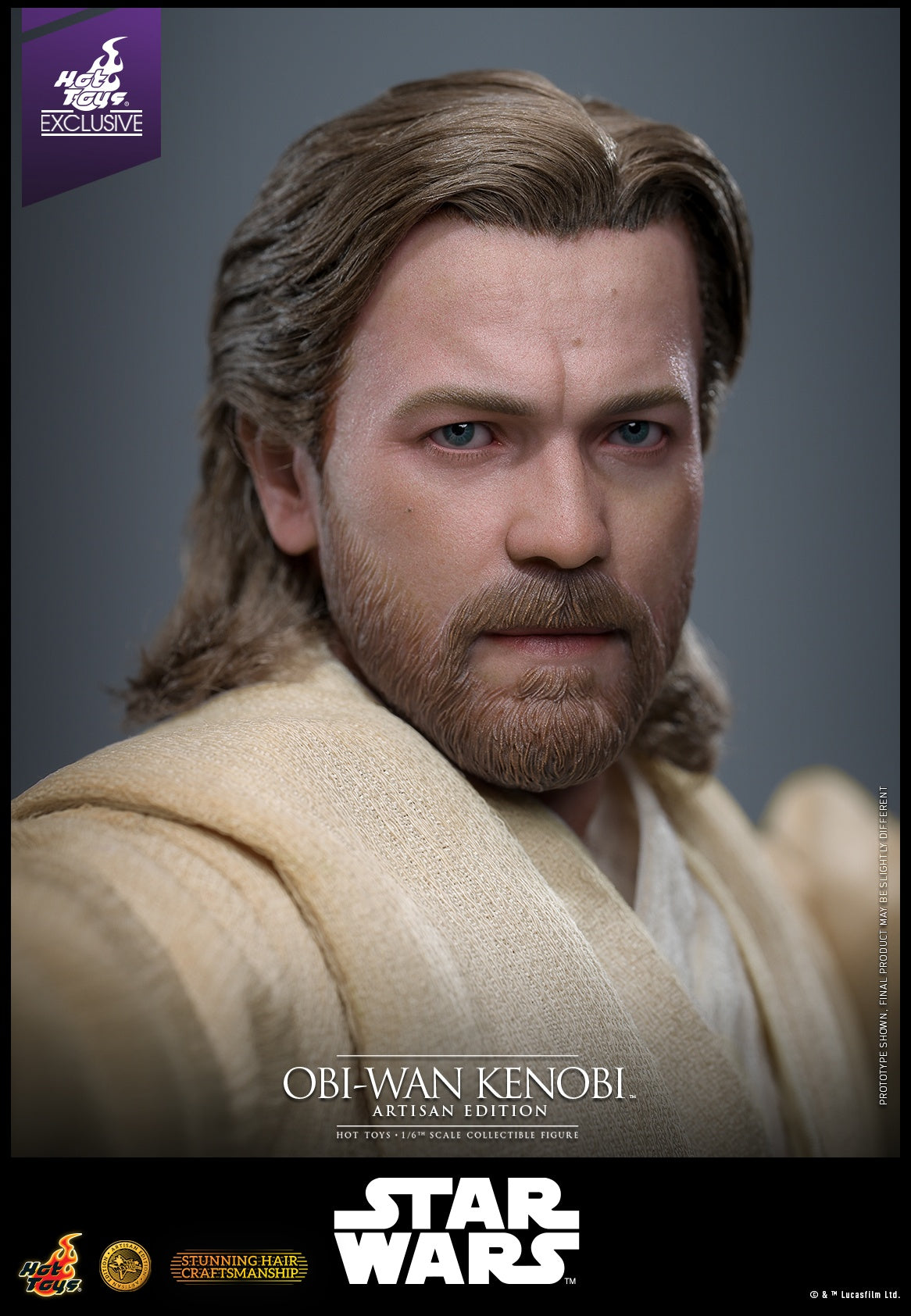Star Wars Hot Toys Obi-Wan Kenobi MMS808 Licensed Action Figure