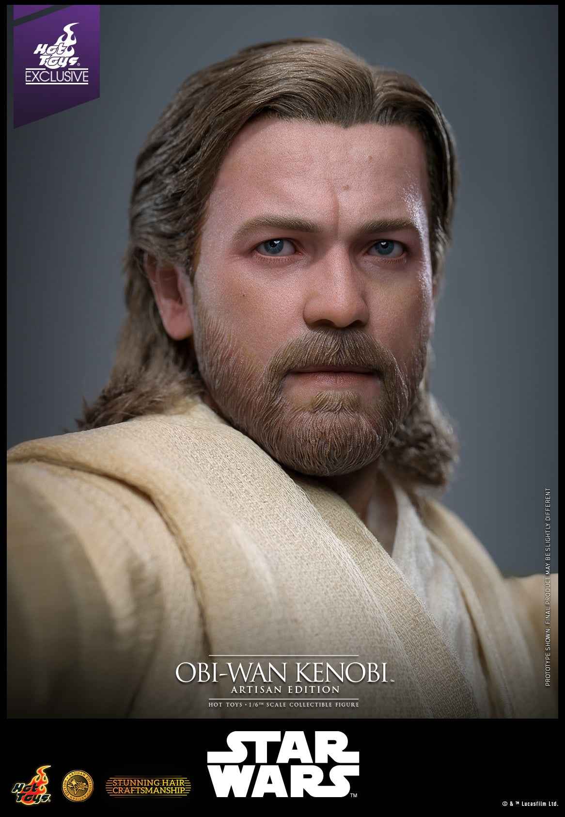 Star Wars Hot Toys Obi-Wan Kenobi MMS808 Licensed Action Figure