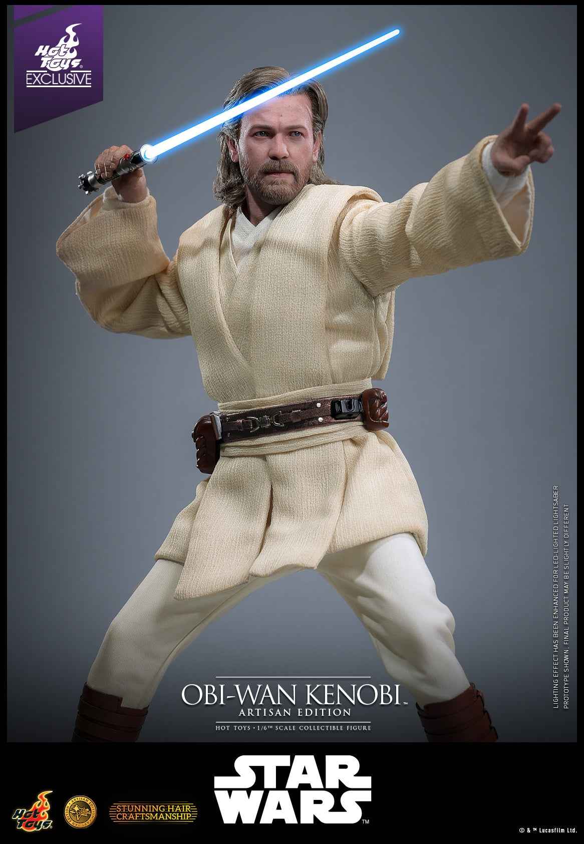 Star Wars Hot Toys Obi-Wan Kenobi MMS808 Licensed Action Figure
