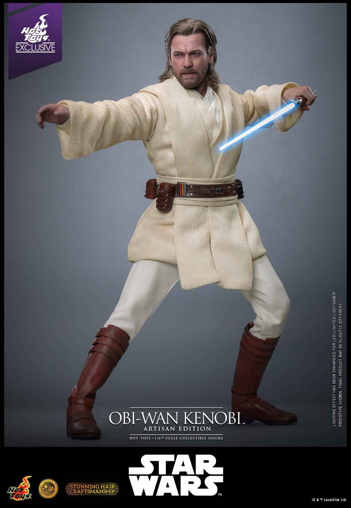 Star Wars Hot Toys Obi-Wan Kenobi MMS808 Licensed Action Figure