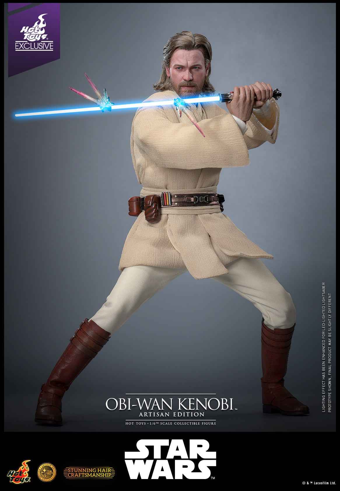 Star Wars Hot Toys Obi-Wan Kenobi MMS808 Licensed Action Figure