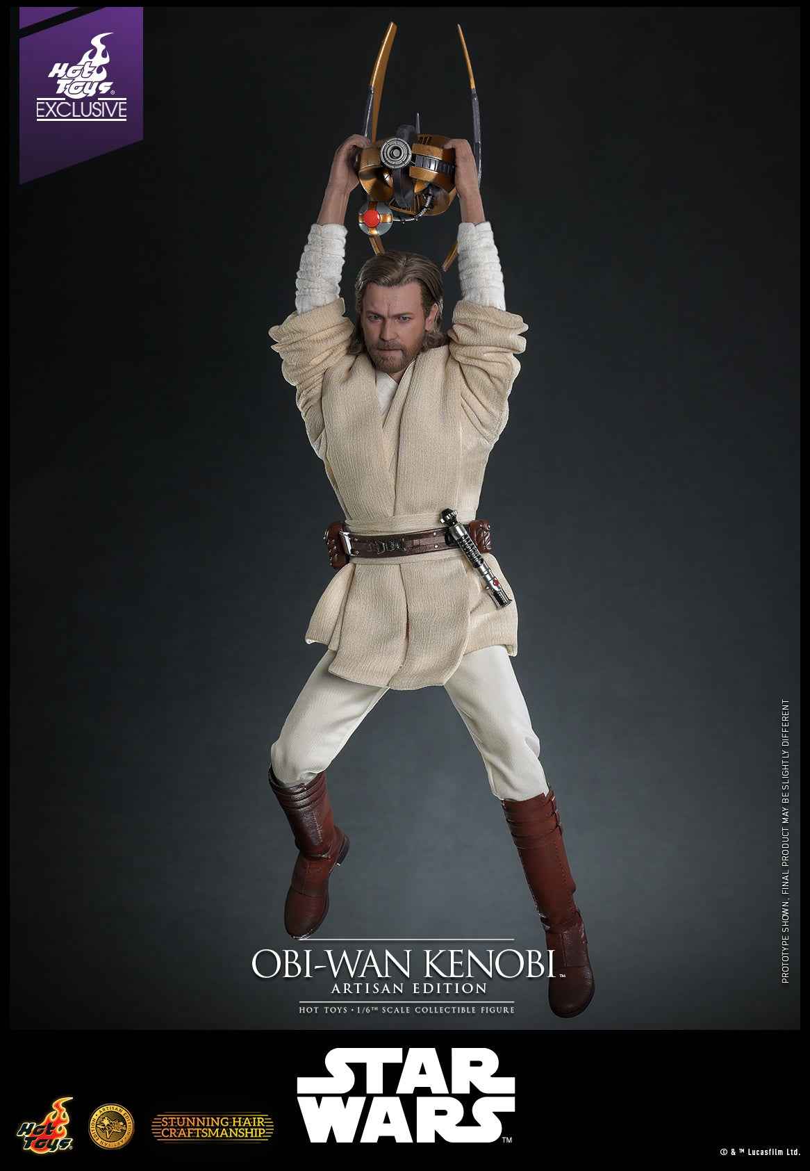 Star Wars Hot Toys Obi-Wan Kenobi MMS808 Licensed Action Figure