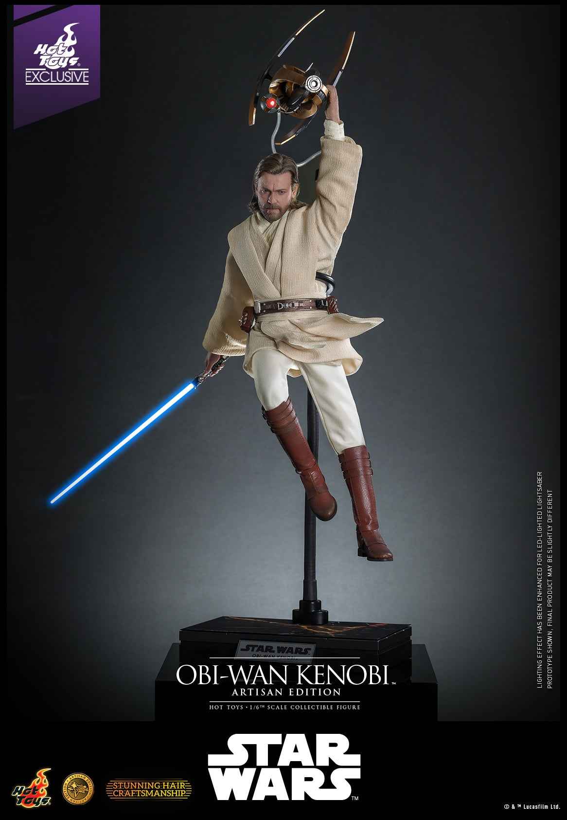 Star Wars Hot Toys Obi-Wan Kenobi MMS808 Licensed Action Figure