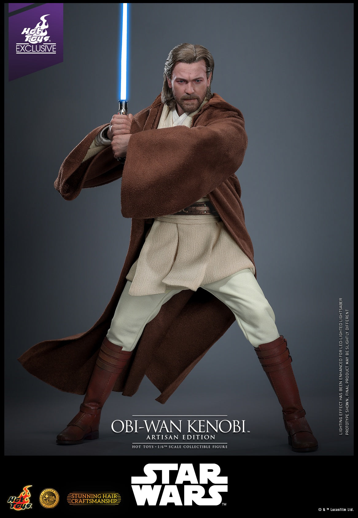 Star Wars Hot Toys Obi-Wan Kenobi MMS808 Licensed Action Figure