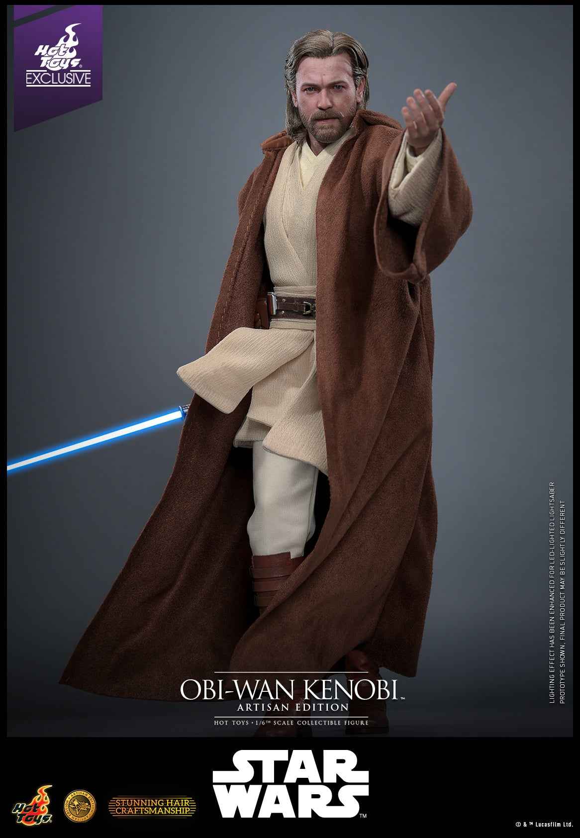 Star Wars Hot Toys Obi-Wan Kenobi MMS808 Licensed Action Figure