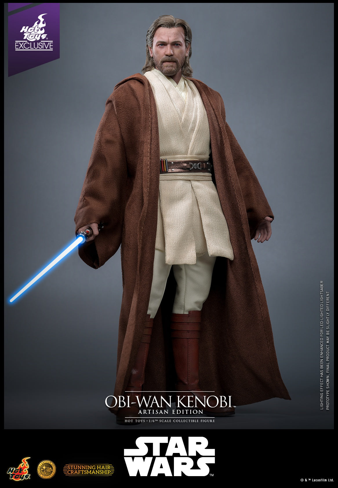 Star Wars Hot Toys Obi-Wan Kenobi MMS808 Licensed Action Figure