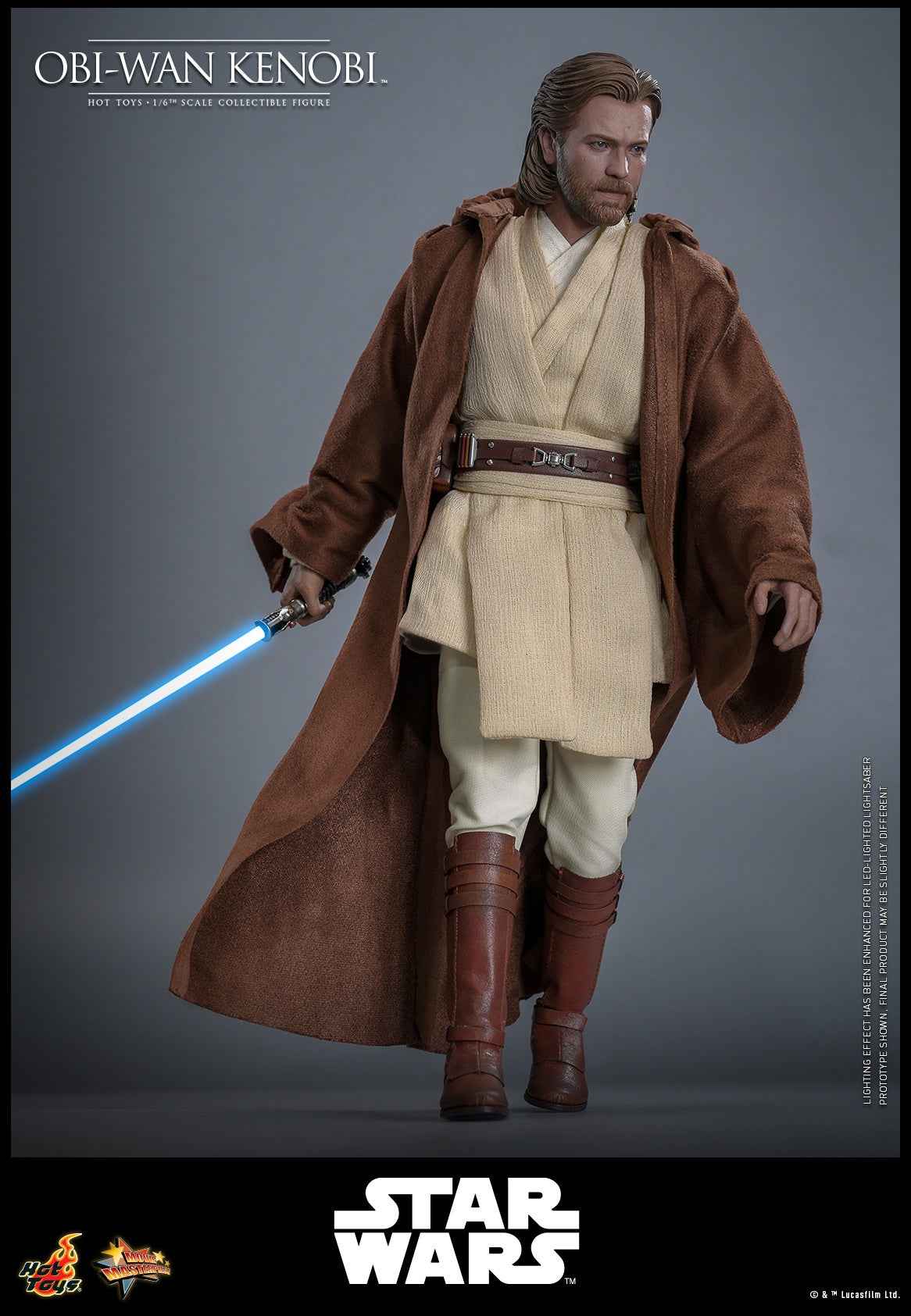 Star Wars Hot Toys Obi-Wan Kenobi MMS808 Licensed Action Figure