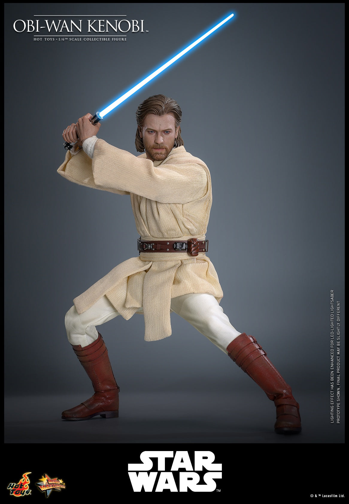 Star Wars Hot Toys Obi-Wan Kenobi MMS808 Licensed Action Figure
