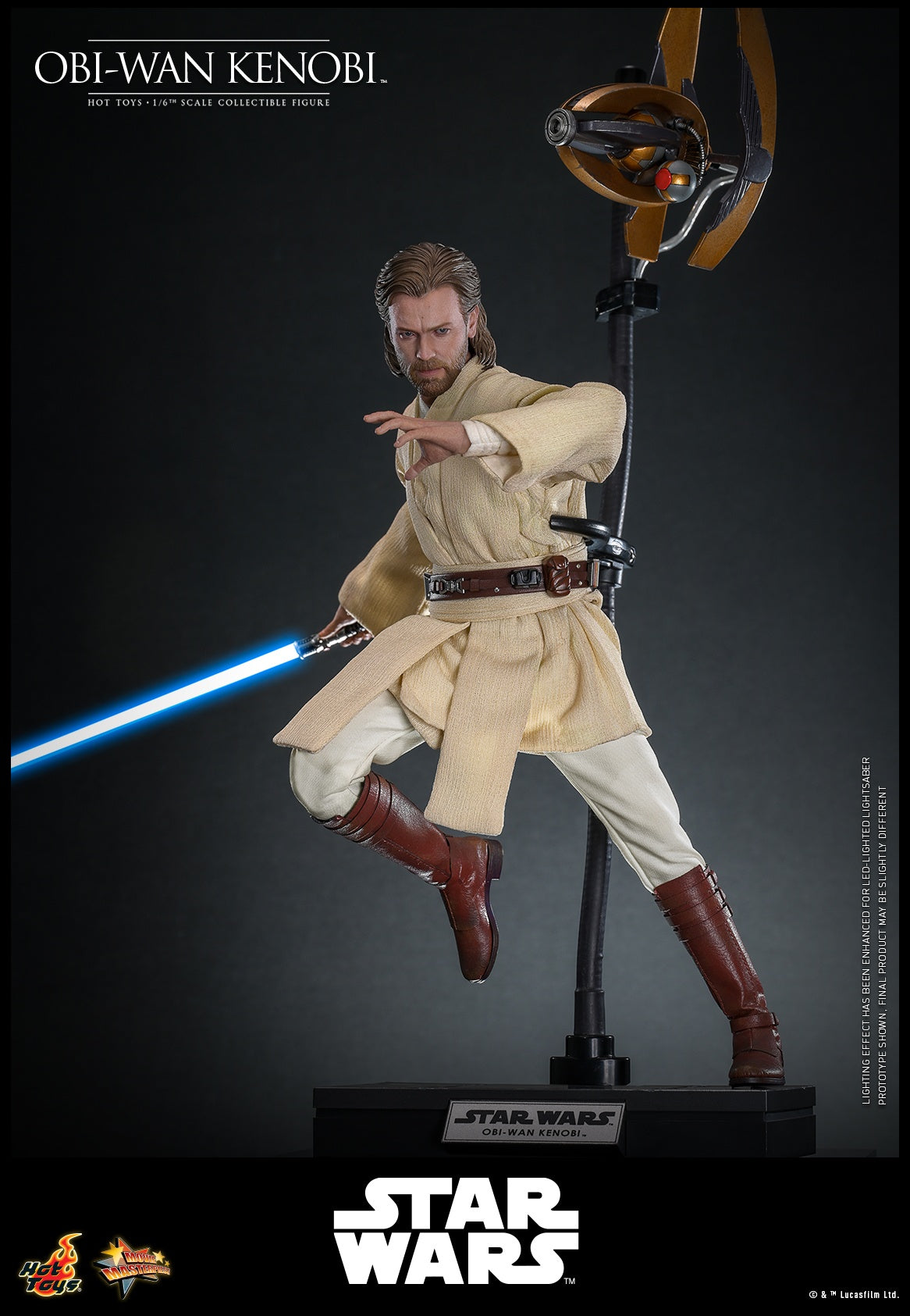 Star Wars Hot Toys Obi-Wan Kenobi MMS808 Licensed Action Figure