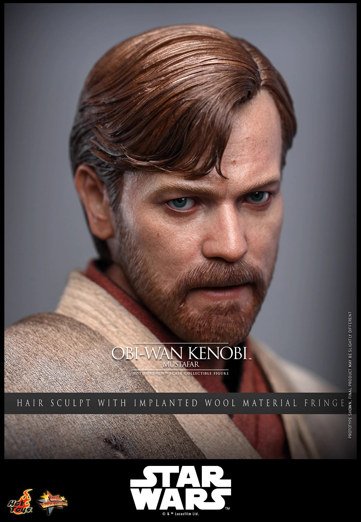 Star Wars Hot Toys Star Wars: Episode III Revenge of the Sith Obi-Wan Kenobi (Mustafar) MMS843 1/6 Licensed Action Figure