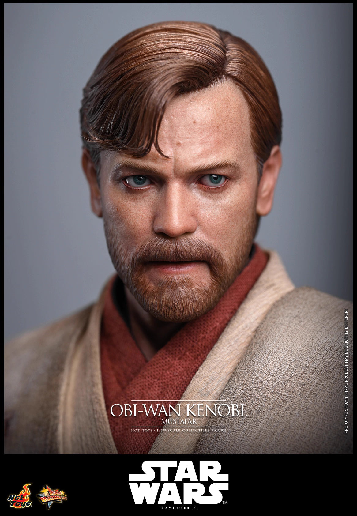 Star Wars Hot Toys Star Wars: Episode III Revenge of the Sith Obi-Wan Kenobi (Mustafar) MMS843 1/6 Licensed Action Figure