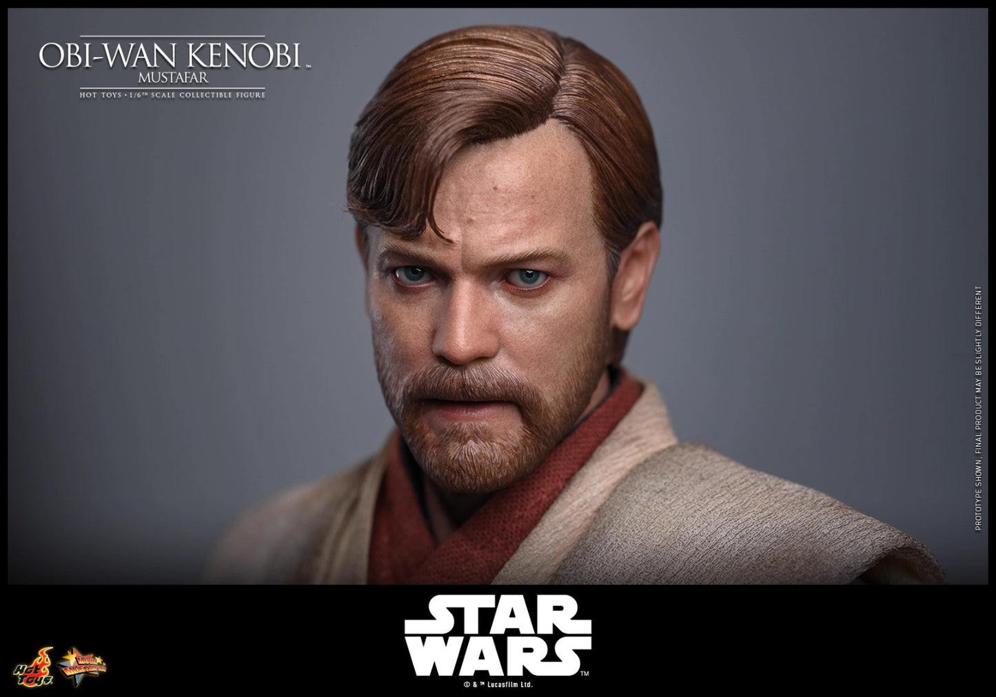 Star Wars Hot Toys Star Wars: Episode III Revenge of the Sith Obi-Wan Kenobi (Mustafar) MMS843 1/6 Licensed Action Figure