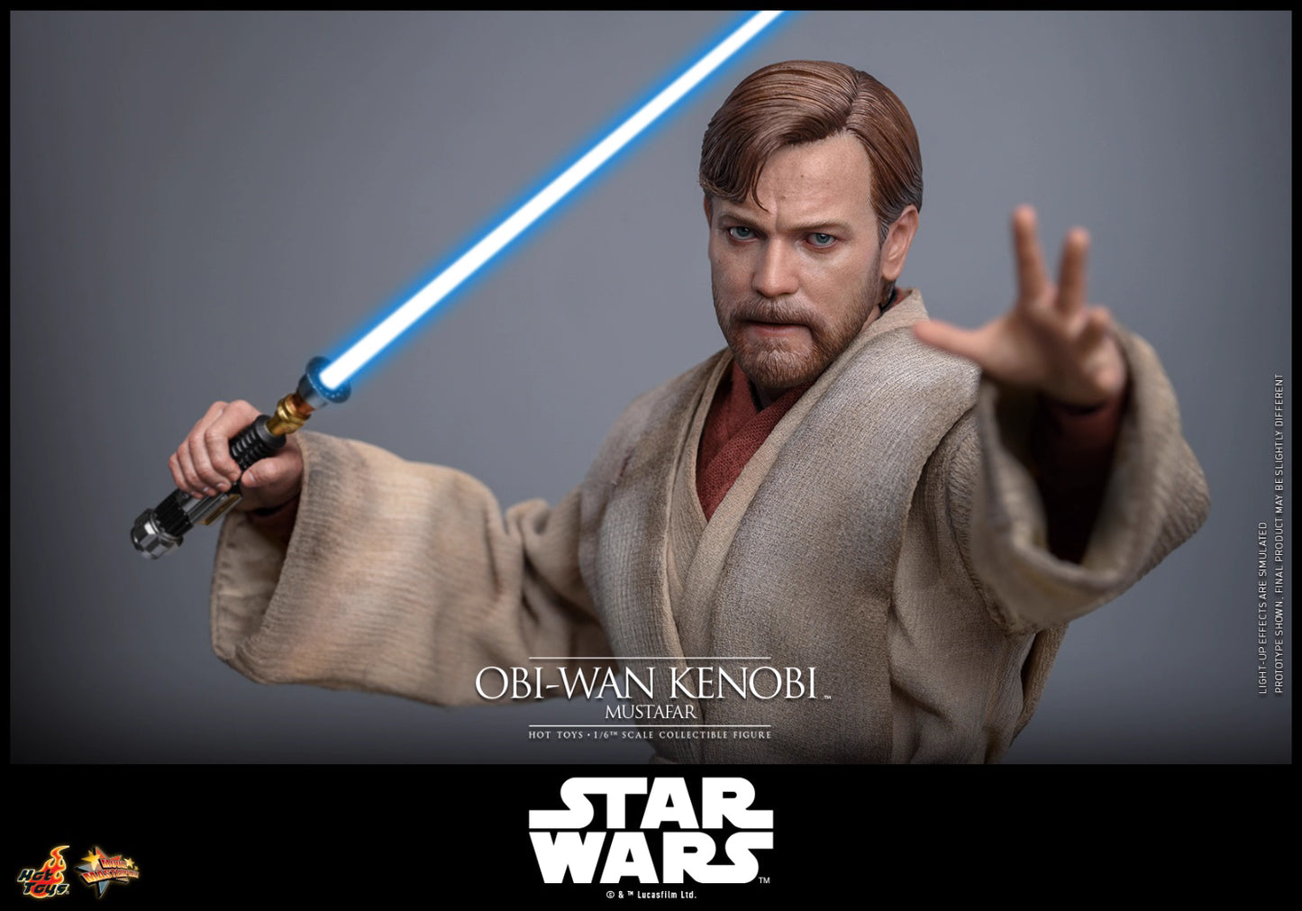 Star Wars Hot Toys Star Wars: Episode III Revenge of the Sith Obi-Wan Kenobi (Mustafar) MMS843 1/6 Licensed Action Figure