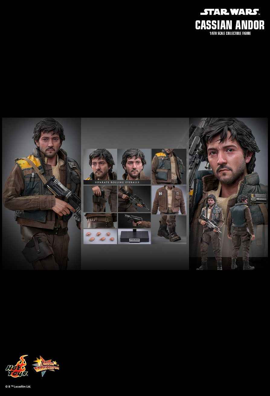 Star Wars ~ Hot Toys ~ Rogue One Cassian Andor ~ Licensed Action Figure - Santoryu Resins Collectors