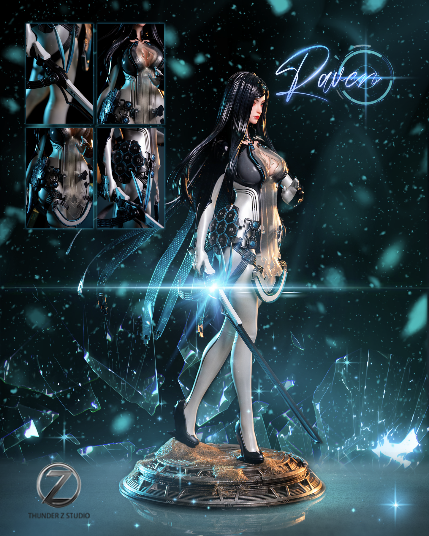 Stellar Blade THUNDER Z Studio Raven Resin Statue