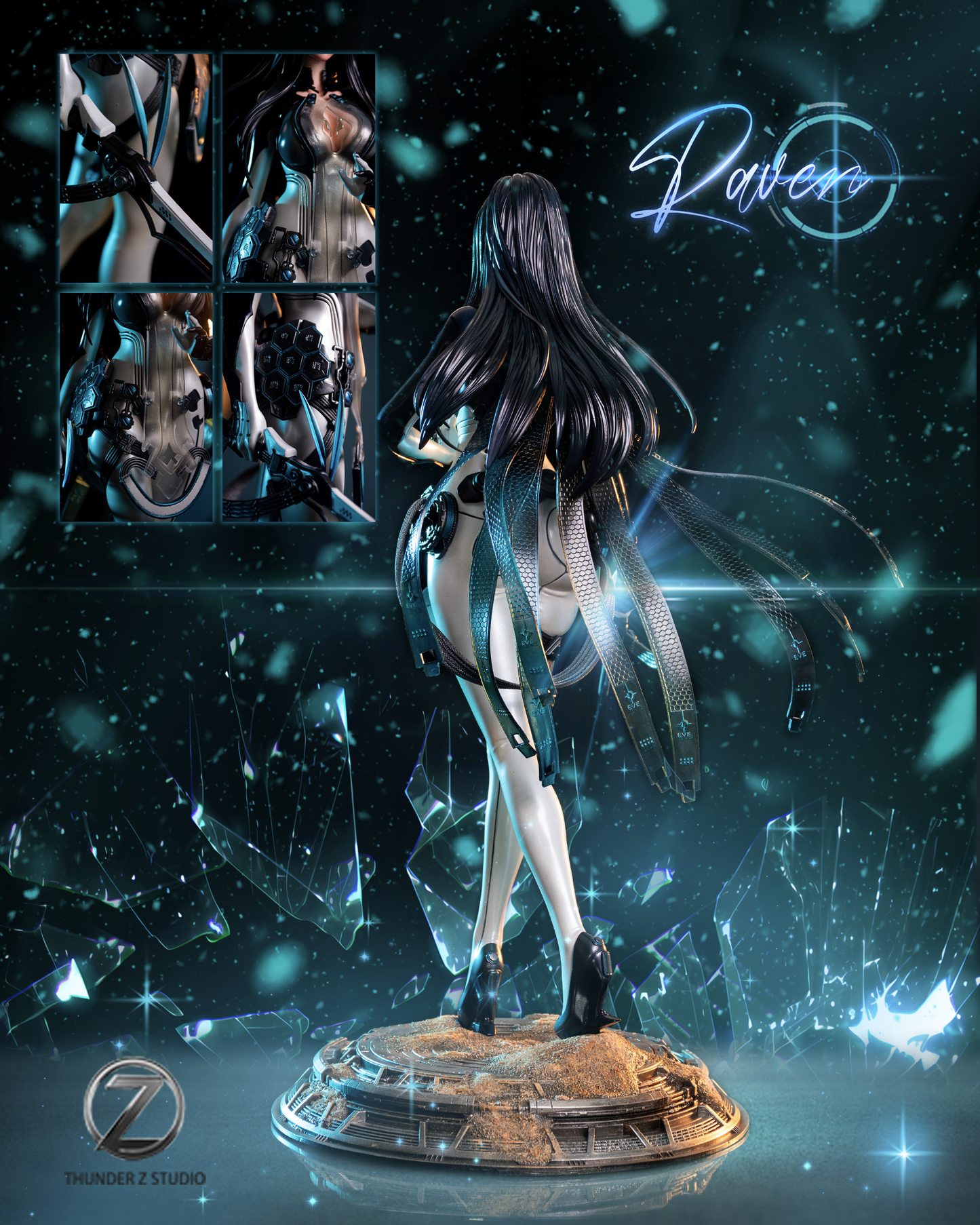 Stellar Blade THUNDER Z Studio Raven Resin Statue