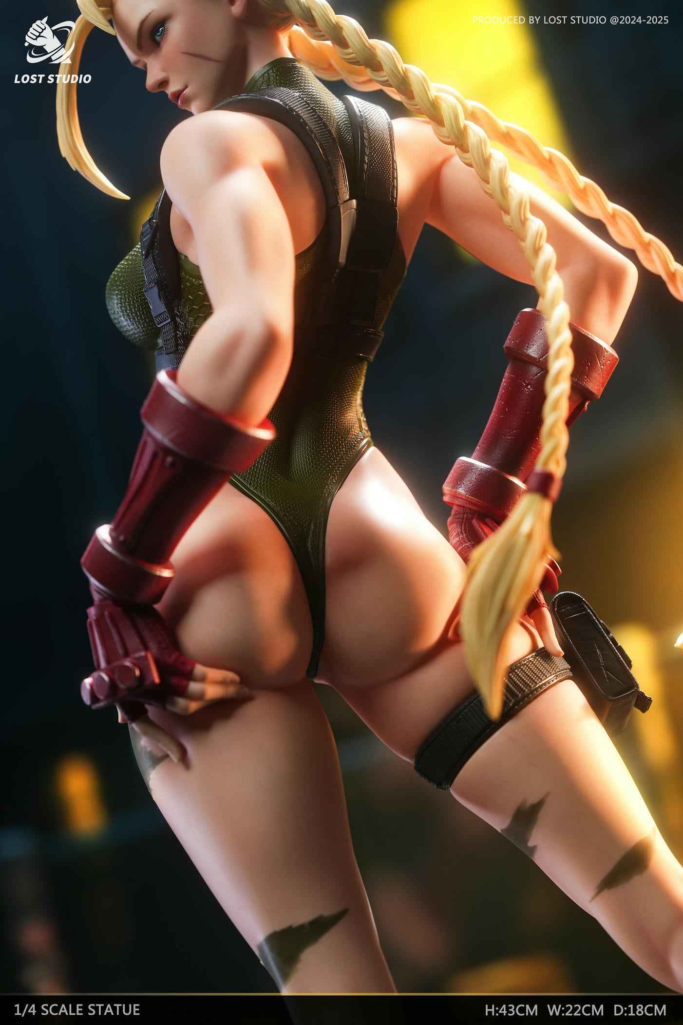 Street Fighter LOST Studio Killer Bee Cammy White Resin Statue